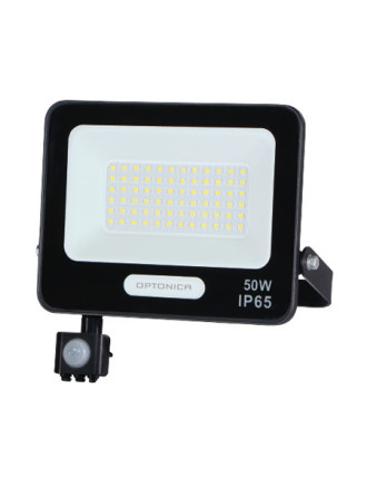 OPTONICA LED προβολέας 15858 με αισθητήρα κίνησης, 50W, 4000K, IP65