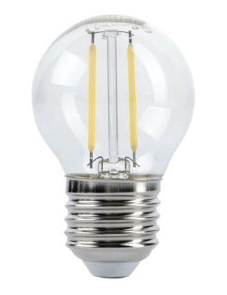 OPTONICA LED λάμπα G45 1866, Filament, 2W, 2700K, 200lm, E27