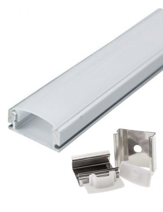 OPTONICA ράγα για καλωδιοταινία LED 5190, μεταλλική, 1m