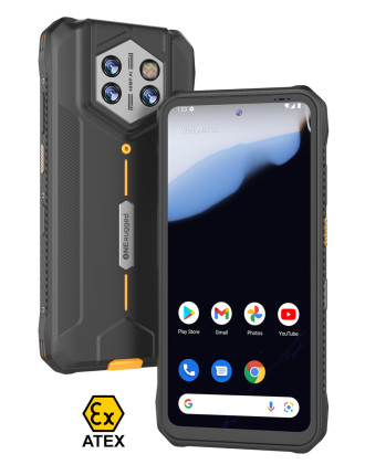 ONERUGGED smartphone P1, 6.56", 8/128GB, 5800mAh, IP68/MIL-STD 810H/Atex Zone 2, μαύρο