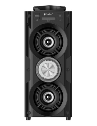 CELEBRAT φορητό ηχείο OS-01, 10W, 1200mAh, Bluetooth, FM, LED, μαύρο