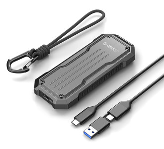 ORICO θήκη για M.2 NVME/NGFF SSD OXS2C3-G2, 10Gbps, γκρι