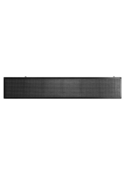 Πινακίδα LED κυλιόμενων μηνυμάτων LED105025, WiFi 105x25cm IP65, κόκκινο