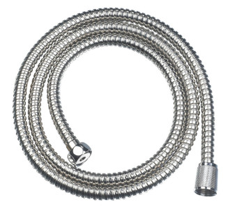 BRUNO σπιράλ ντους P2565-SPIRAL, ανοξείδωτο ατσάλι, 1.5m, ασημί