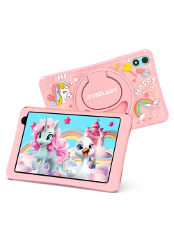 TECLAST tablet P85T Kids, 8" HD, 4/64GB, Android 13, 5000mAh, ροζ