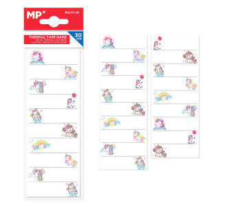 MP θερμοκολλητικές ετικέτες ρούχων unicorn PA011-01, 19τμχ MP θερμοκολλητικές ετικέτες ρούχων unicorn PA011-01, 19τμχ