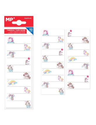 MP θερμοκολλητικές ετικέτες ρούχων unicorn PA011-01, 19τμχ MP θερμοκολλητικές ετικέτες ρούχων unicorn PA011-01, 19τμχ