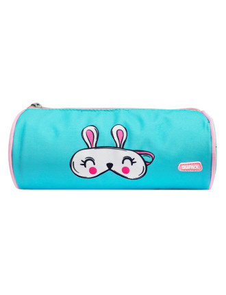 MP υφασμάτινη κασετίνα PA1025-03, κυλινδρική, πετρόλ