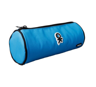 MP υφασμάτινη κασετίνα PA1025-04, κυλινδρική, μπλε