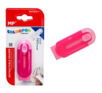 MP πτυσσόμενη γόμα για μολύβι PA1100-1, ροζ