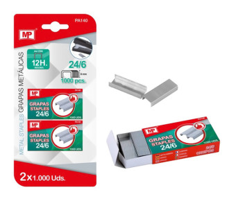 MP ανταλλακτικά συρραπτικού 24/6 PA140, 2x 1000τμχ MP ανταλλακτικά συρραπτικού 24/6 PA140, 2x 1000τμχ