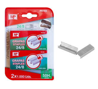 MP ανταλλακτικά συρραπτικού 24/8 PA183, 2x 1000τμχ MP ανταλλακτικά συρραπτικού 24/8 PA183, 2x 1000τμχ
