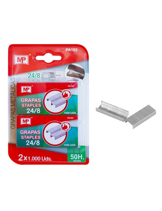 MP ανταλλακτικά συρραπτικού 24/8 PA183, 2x 1000τμχ