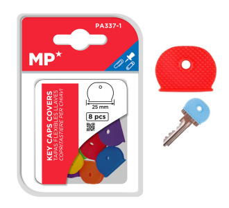 MP πλαστικά καλύμματα κλειδιών PA337-1, 25mm, 8τμχ, διάφορα χρώματα