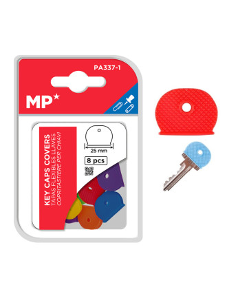 MP πλαστικά καλύμματα κλειδιών PA337-1, 25mm, 8τμχ, διάφορα χρώματα