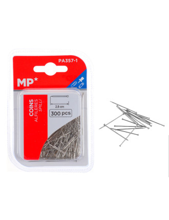 MP μεταλλικές καρφίτσες PA357-1, 2.8cm, 300τμχ