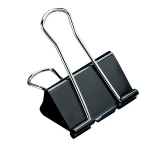 MP μεταλλικό κλιπ συγγράτησης εγγράφων PA384, 25mm, 8τμχ μαύρα MP μεταλλικό κλιπ συγγράτησης εγγράφων PA384, 25mm, 8τμχ μαύρα