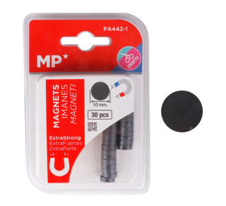 MP σετ μαγνήτες PA442-1, στρογγυλοί, 10mm, ανθρακί, 30τμχ MP σετ μαγνήτες PA442-1, στρογγυλοί, 10mm, ανθρακί, 30τμχ