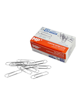 MP μεταλλικοί συνδετήρες PA486A-S, 25mm, 100τμχ, ασημί MP μεταλλικοί συνδετήρες PA486A-S, 25mm, 100τμχ, ασημί