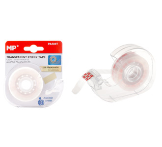 MP βάση και κολλητική ταινία PA503T, 19mm, διάφανη MP βάση και κολλητική ταινία PA503T, 19mm, διάφανη