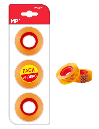 MP κολλητική ταινία Transparent PA507-01, 12mm, 33m, διάφανη, 3τμχ MP κολλητική ταινία Transparent PA507-01, 12mm, 33m, διάφανη, 3τμχ
