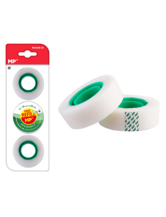 MP κολλητική ταινία Invisible PA508-01, 19mm, 33m, διάφανη, 3τμχ