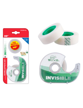 MP βάση και κολλητική ταινία Invisible PA508-03, 19mm, 33m, διάφανη MP βάση και κολλητική ταινία Invisible PA508-03, 19mm, 33m, διάφανη