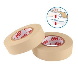 MP κολλητική ταινία διπλής όψεως PA512-02, 19mm, 15m, μπεζ, 2τμχ