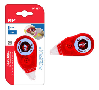 MP διορθωτική ταινία PA537, 6mm x 15m, κόκκινη