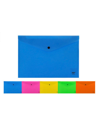 MP πλαστικός φάκελος Α4 με κούμπωμα PC005, 33x23cm, διάφορα χρώματα MP πλαστικός φάκελος Α4 με κούμπωμα PC005, 33x23cm, διάφορα χρώματα