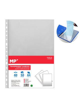 MP διαφάνειες Α4 PC901-50, 50τμχ MP διαφάνειες Α4 PC901-50, 50τμχ