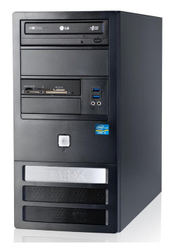 TAROX PC MT, Refurbished Grade A Repainted, E5700, 2GB, 320GB HDD, DVD, FreeDOS