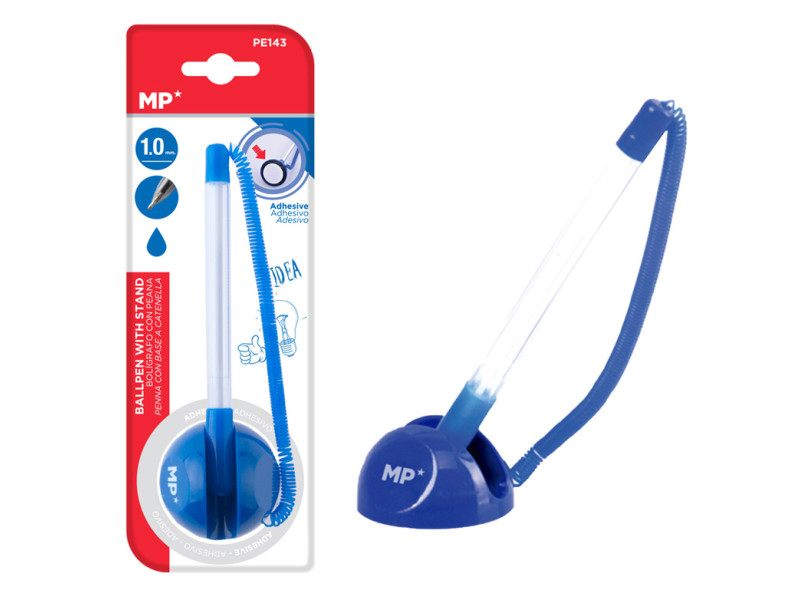 MP στυλό διαρκείας με βάση PE143, 1mm, μπλε