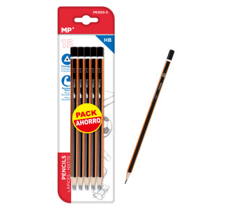 MP ξύλινο μολύβι PE300-3, τρίγωνο, HB, 15τμχ MP ξύλινο μολύβι PE300-3, τρίγωνο, HB, 15τμχ