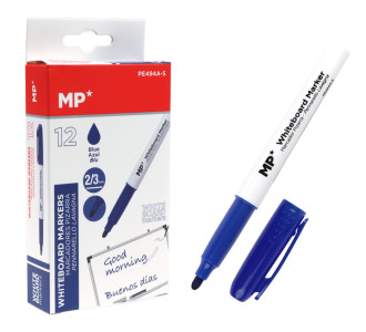 MP Μαρκαδόρος ασπροπίνακα PE494A-S, πάχος μύτης 2-3mm, μπλε, 12τμχ
