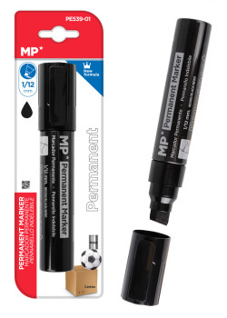MP ανεξίτηλος μαρκαδόρος PE539-01, 1/12mm, μαύρος