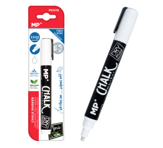 MP μαρκαδόρος υγρής κιμωλίας PE551B, 2.3-2.5mm, λευκός MP μαρκαδόρος υγρής κιμωλίας PE551B, 2.3-2.5mm, λευκός