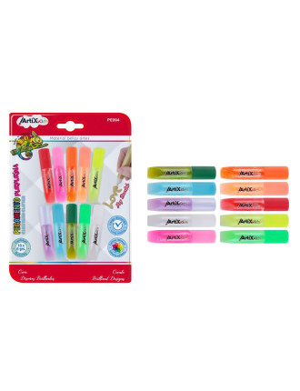 ARTIXKIDS σετ χρωματιστές κόλλες με glitter PE894, 10τμχ