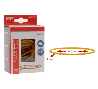 MP λαστιχάκια συσκευασίας PG010 σε κουτί, No10, 2x100mm, 60g MP λαστιχάκια συσκευασίας PG010 σε κουτί, No10, 2x100mm, 60g