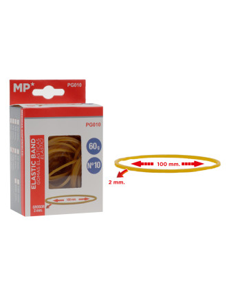 MP λαστιχάκια συσκευασίας PG010 σε κουτί, No10, 2x100mm, 60g MP λαστιχάκια συσκευασίας PG010 σε κουτί, No10, 2x100mm, 60g