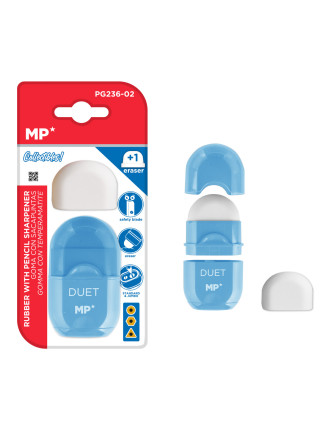 MP γόμα & ξύστρα με κάδο PG236-02-BL με ανταλλακτική γόμα, μπλε MP γόμα & ξύστρα με κάδο PG236-02-BL με ανταλλακτική γόμα, μπλε