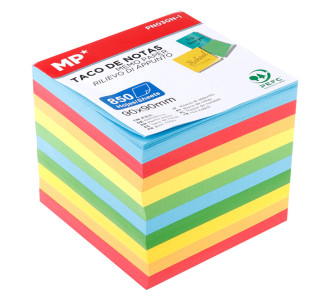 MP χαρτάκια σημειώσεων PN030N-1, 90x90mm, 850τμχ, χρωματιστά
