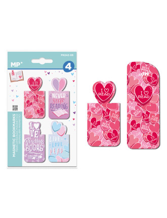 MP μαγνητικοί σελιδοδείκτες PN242-06, 8x3cm, 4τμχ MP μαγνητικοί σελιδοδείκτες PN242-06, 8x3cm, 4τμχ