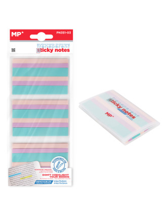 MP αυτοκόλλητα χαρτάκια σημειώσεων PN351-03, διάφανα, 75x12/6mm, 450τμχ MP αυτοκόλλητα χαρτάκια σημειώσεων PN351-03, διάφανα, 75x12/6mm, 450τμχ