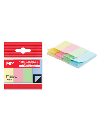 MP αυτοκόλλητοι σελιδοδείκτες PN811, 20x50mm, 200τμχ, χρωματιστοί MP αυτοκόλλητοι σελιδοδείκτες PN811, 20x50mm, 200τμχ, χρωματιστοί