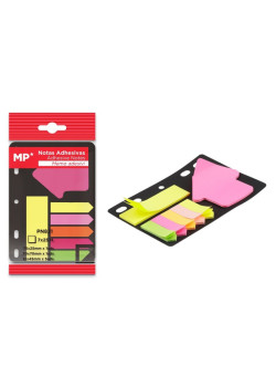 MP αυτοκόλλητα χαρτάκια σημειώσεων PN821 75x75mm, 7x 25τμχ, χρωματιστά