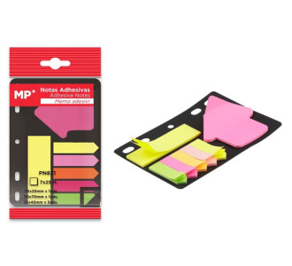 MP αυτοκόλλητα χαρτάκια σημειώσεων PN821 75x75mm, 7x 25τμχ, χρωματιστά MP αυτοκόλλητα χαρτάκια σημειώσεων PN821 75x75mm, 7x 25τμχ, χρωματιστά