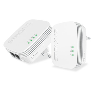STRONG Powerline Kit POWERLWF600DUOMINI, 600Mbps, 300Mbps WiFi, 2τμχ