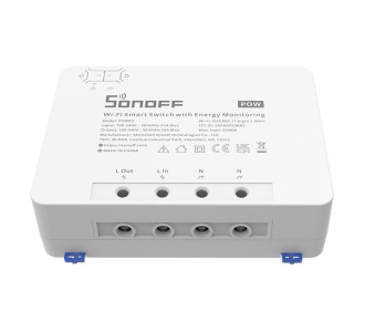 SONOFF smart διακόπτης παρακολούθησης ισχύος POWR3, WiFi, 25A, λευκός