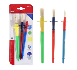 ARTIX PAINTS σετ παιδικών πινέλων ζωγραφικής PP221, διάφορα χρώματα, 3τμχ